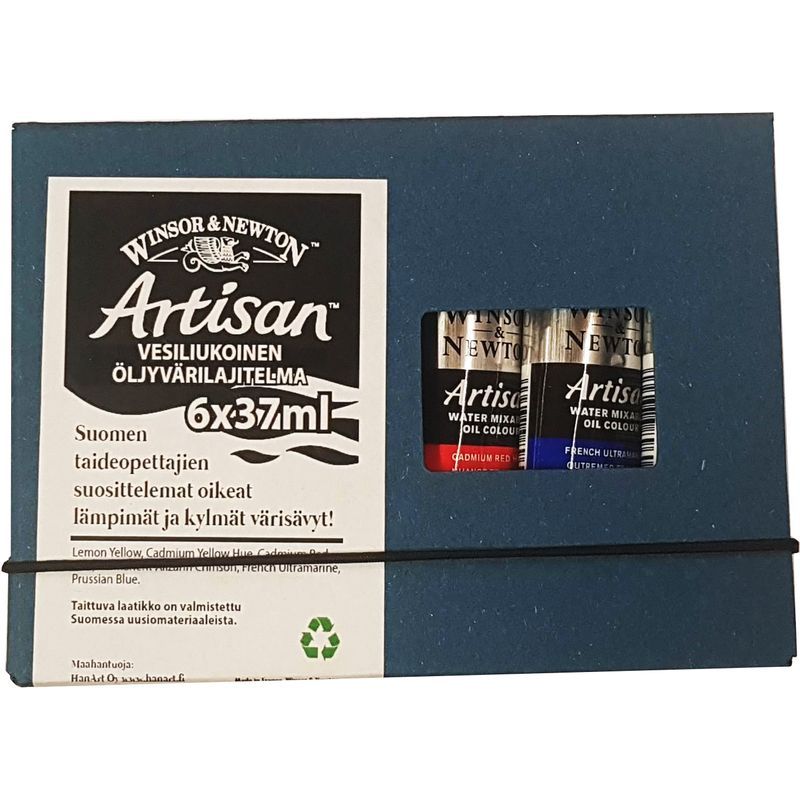 WN Artisan 6x37ml - Suomen Värisävyt!, Vesiliukoinen öljyvärilajitelma FIAR06