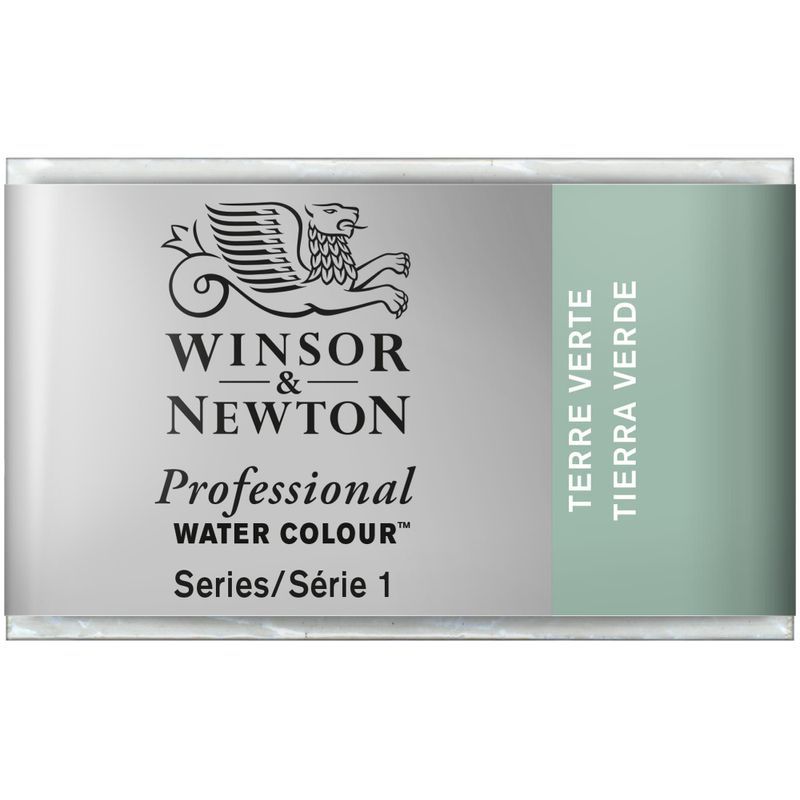 WN AWC 1/1 637 Terre verte (1), taiteilija-akvarelliväri