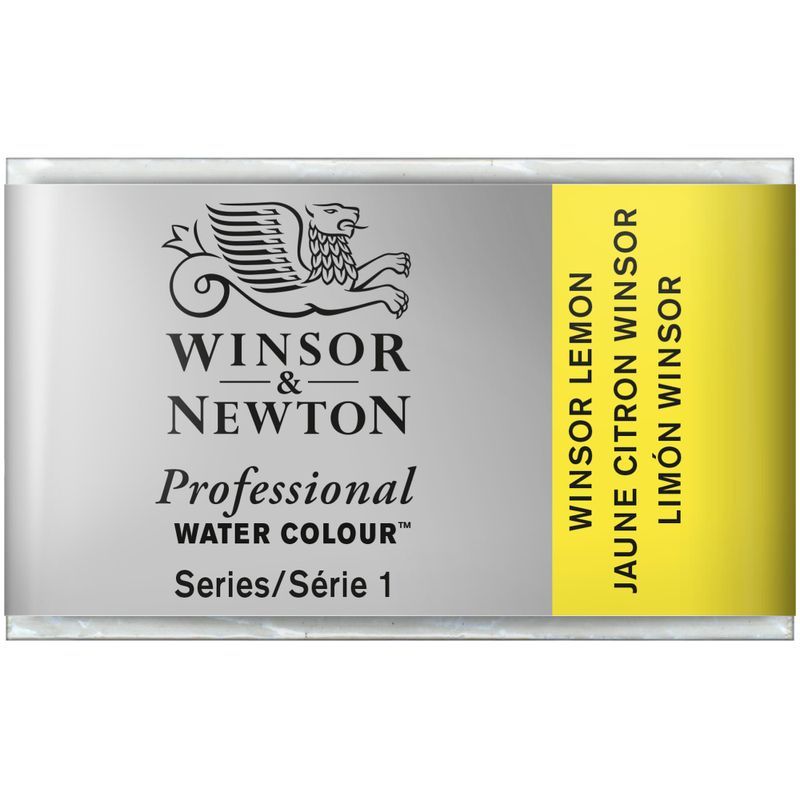 WN AWC 1/1 722 Winsor lemon (1), taiteilija-akvarelliväri