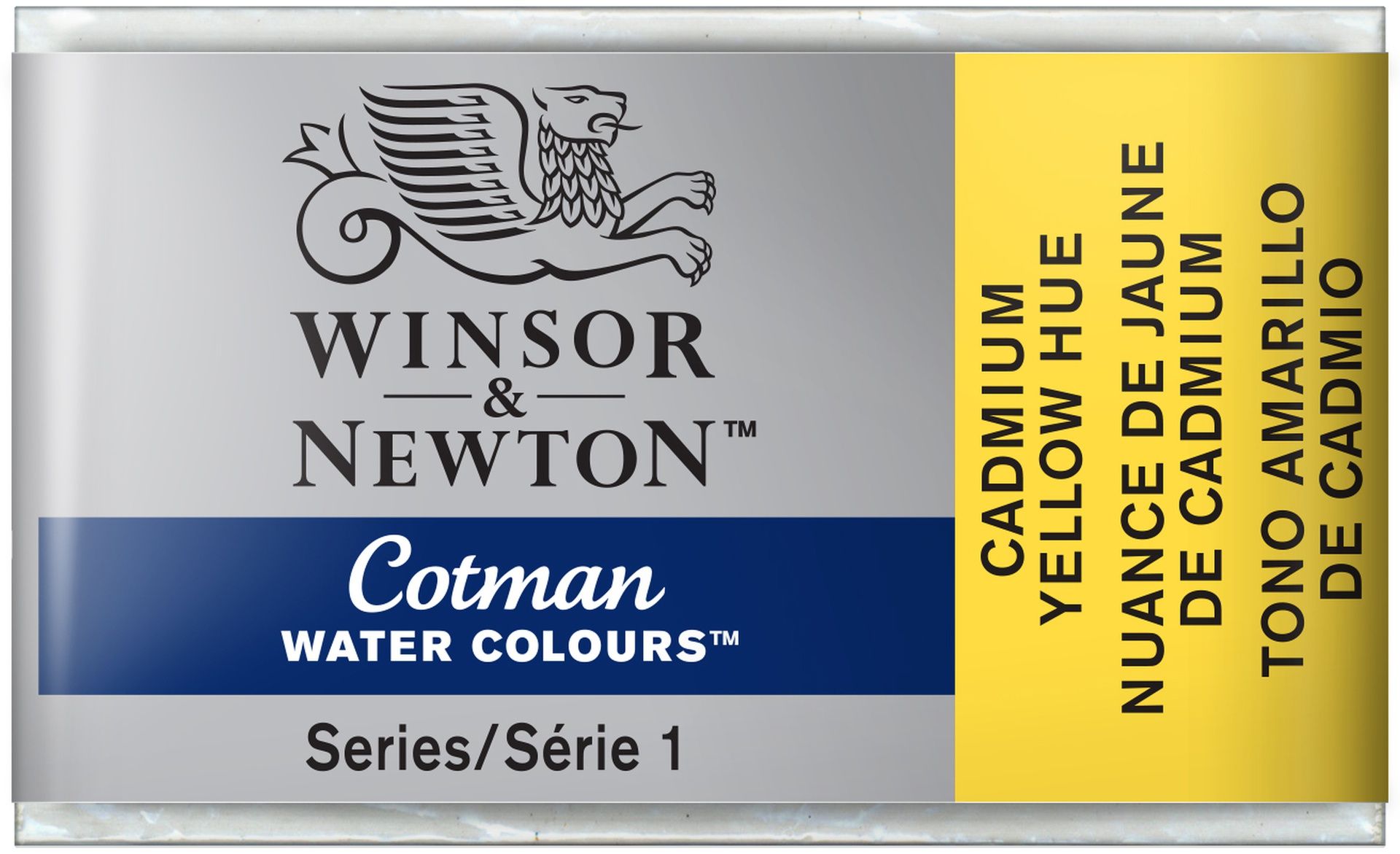 WN Cotman 1/1 (3,4ml) 109 Cadmium Yellow Hue, akvarellivärinappi