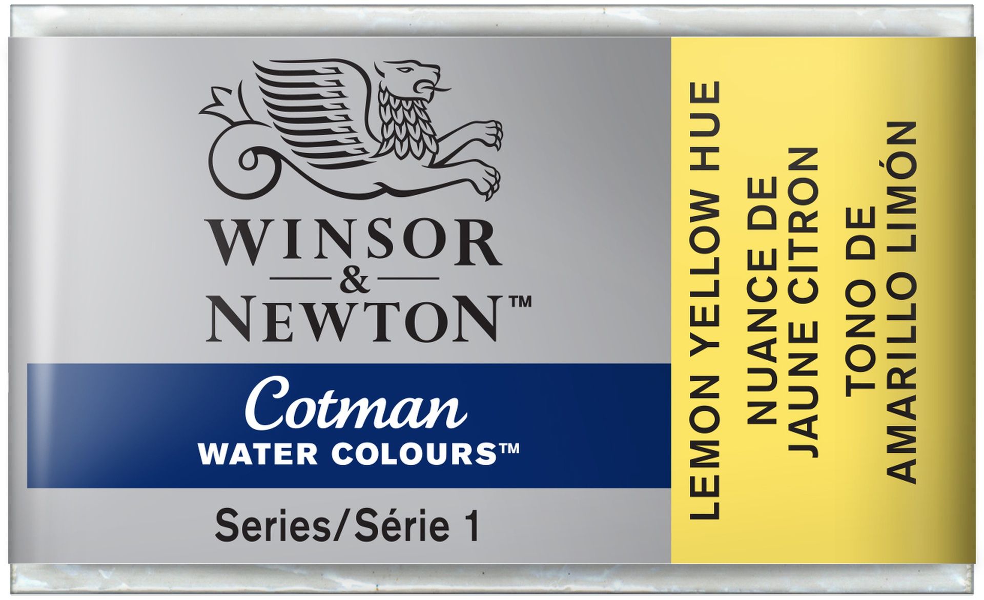 WN Cotman 1/1 (3,4ml) 346 Lemon Yellow Hue, akvarellivärinappi