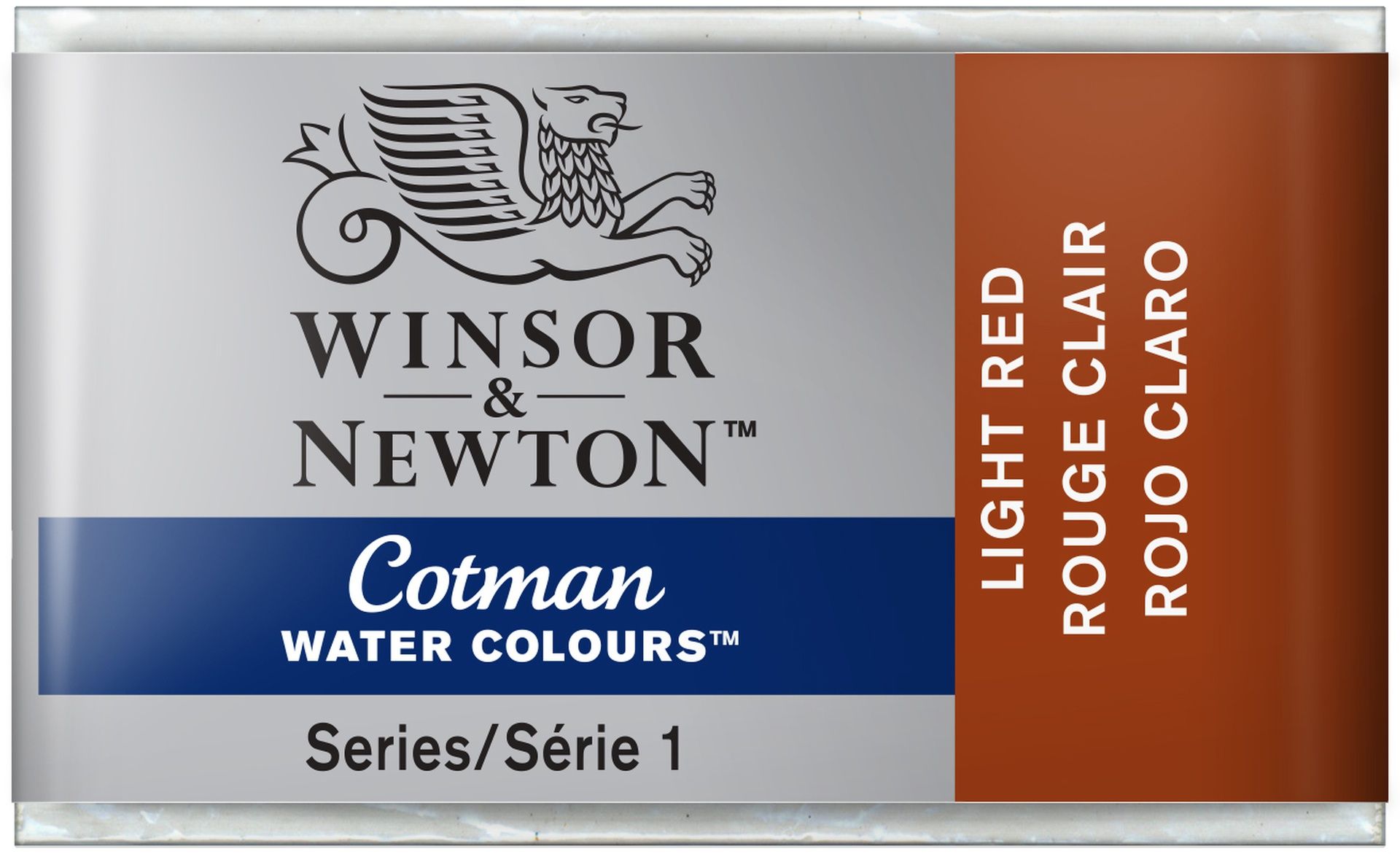 WN Cotman 1/1 (3,4ml) 362 Light Red, akvarellivärinappi