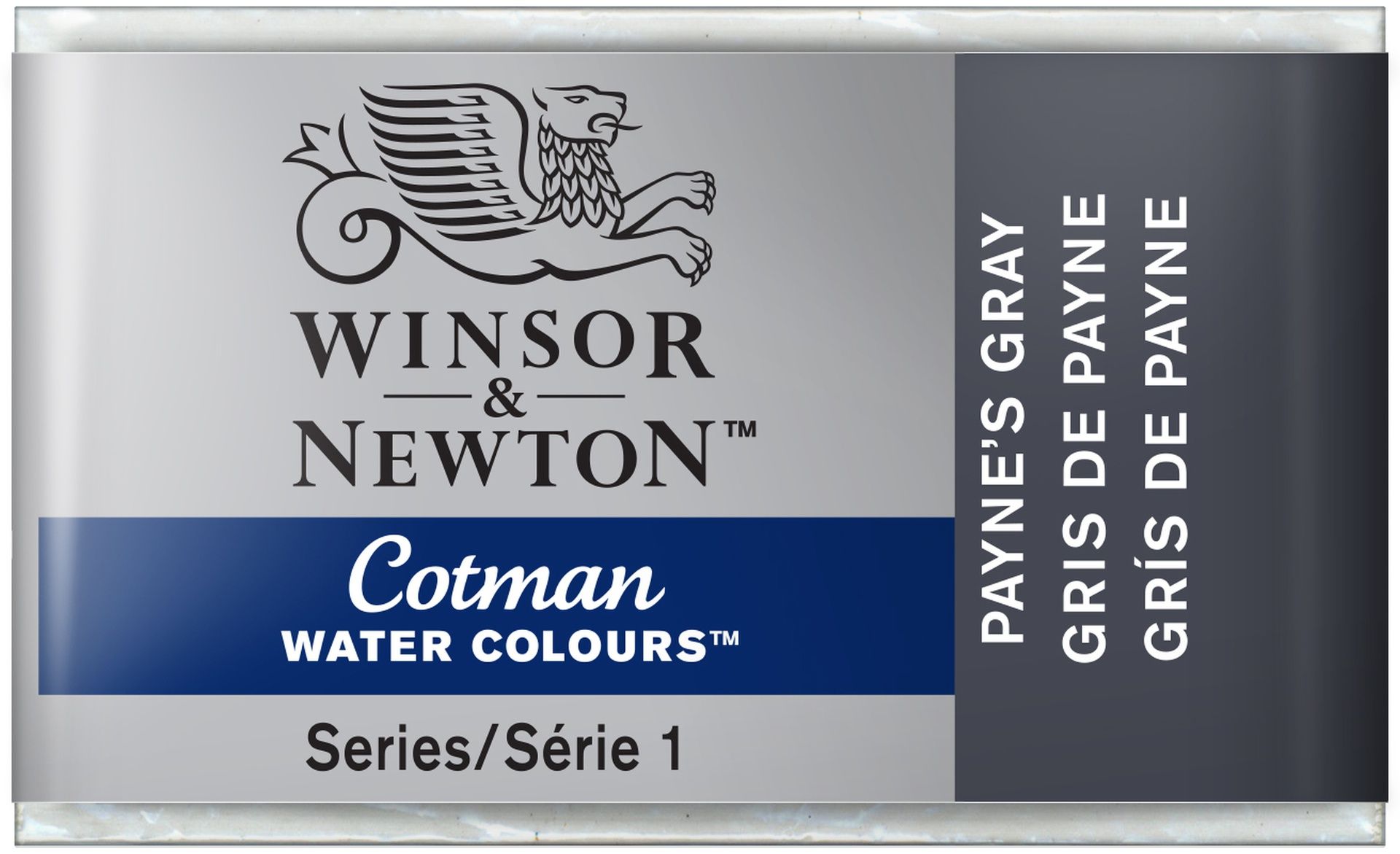 WN Cotman 1/1 (3,4ml) 465 Payne's Gray, akvarellivärinappi