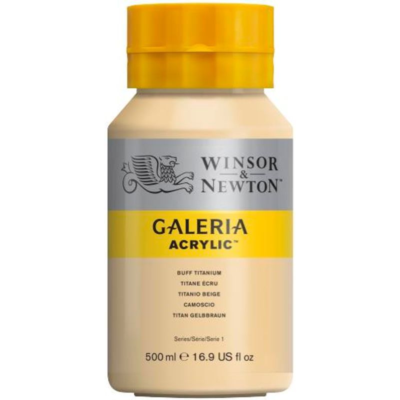 WN Galeria 500ml 060 Buff titanium (1), 500ml akryyliväri