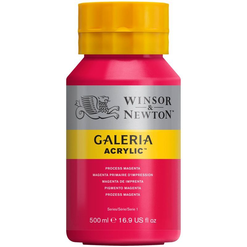 WN Galeria 500ml 533 Process magenta (1), 500ml akryyliväri