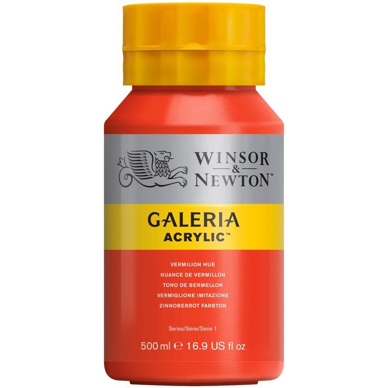 WN Galeria 500ml 682 Vermilion hue (1), 500ml akryyliväri