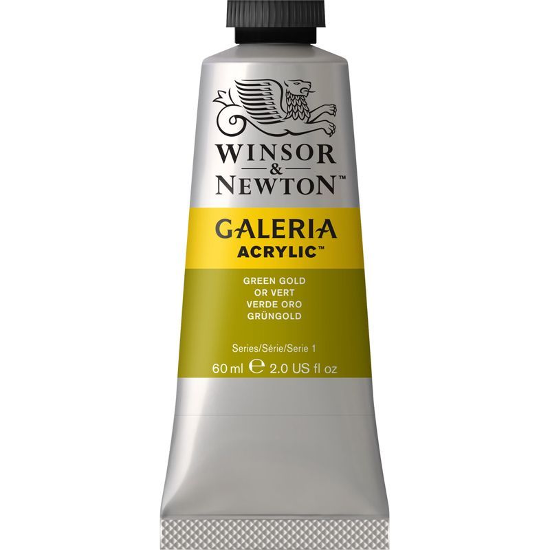 WN Galeria 60ml 294 Green gold (1), 60ml akryyliväri