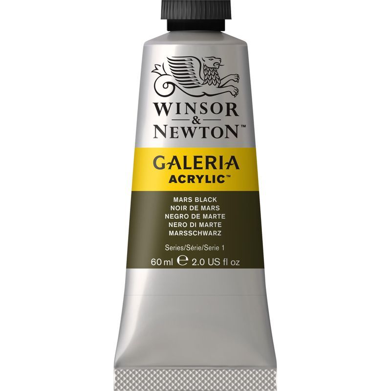 WN Galeria 60ml 386 Mars black (1) x, 60ml akryyliväri FIGA10