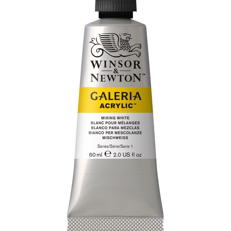 WN Galeria 60ml 415 Mixing white (1), 60ml akryyliväri