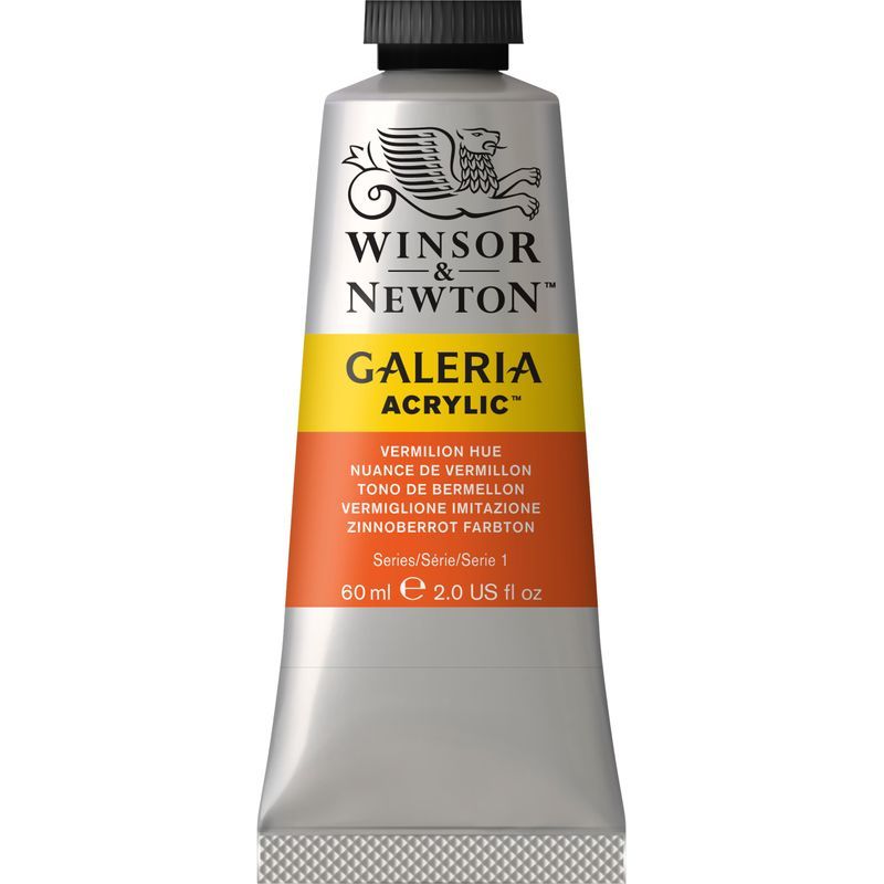 WN Galeria 60ml 682 Vermilion hue (1), 60ml akryyliväri