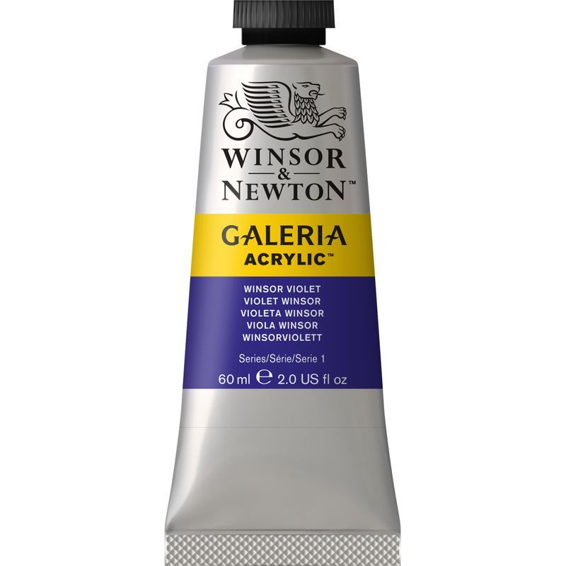 WN Galeria 60ml 728 Winsor violet (1), 60ml akryyliväri