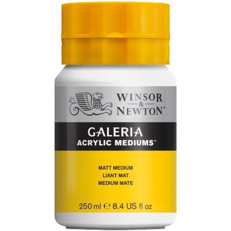 WN Galeria Acrylic Matt Medium 250ml, akryylimaalausaine