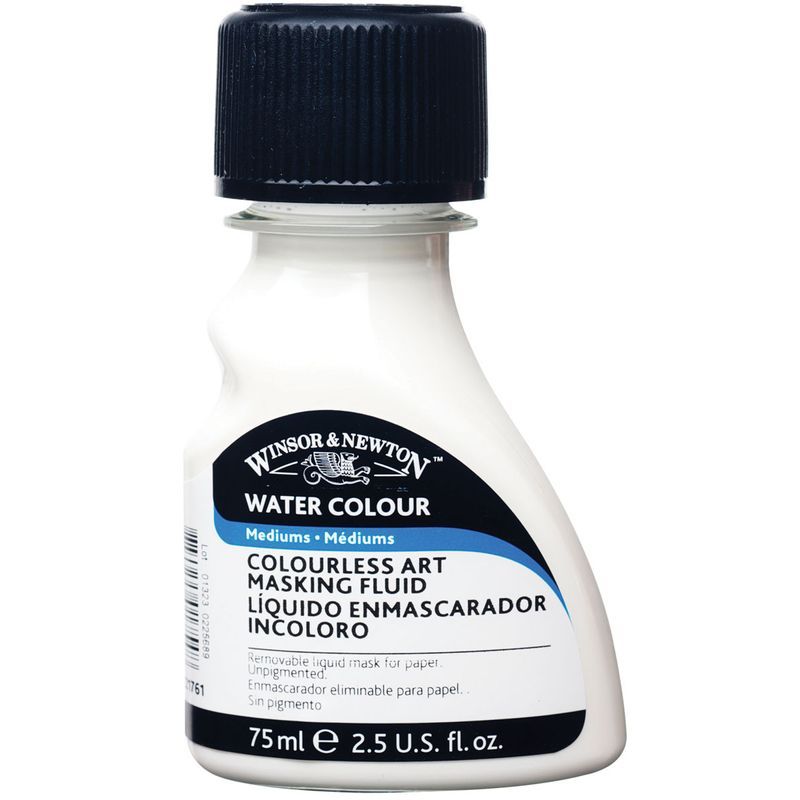 WN Maskineste väritön 75ml, Colourless art masking fluid