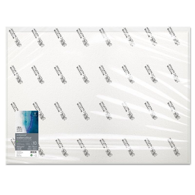 WN Professional Watercolour 300g 56x76 K, 100% cotton akvarellipaperi