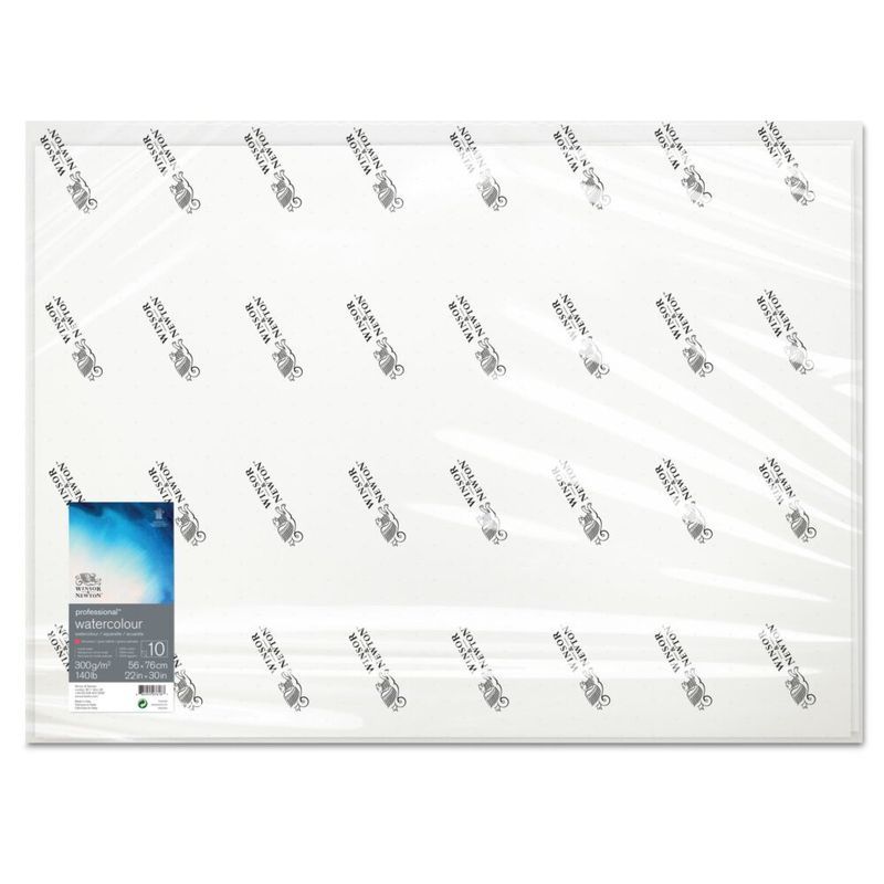 WN Professional Watercolour 300g 56x76 S, 100% cotton akvarellipaperi