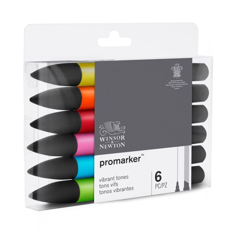 WN Promarker Vibrant tones 6-lajitelma