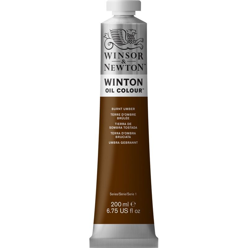 WN Winton 200ml 076 (03) Burnt umber, 200ml öljyväri