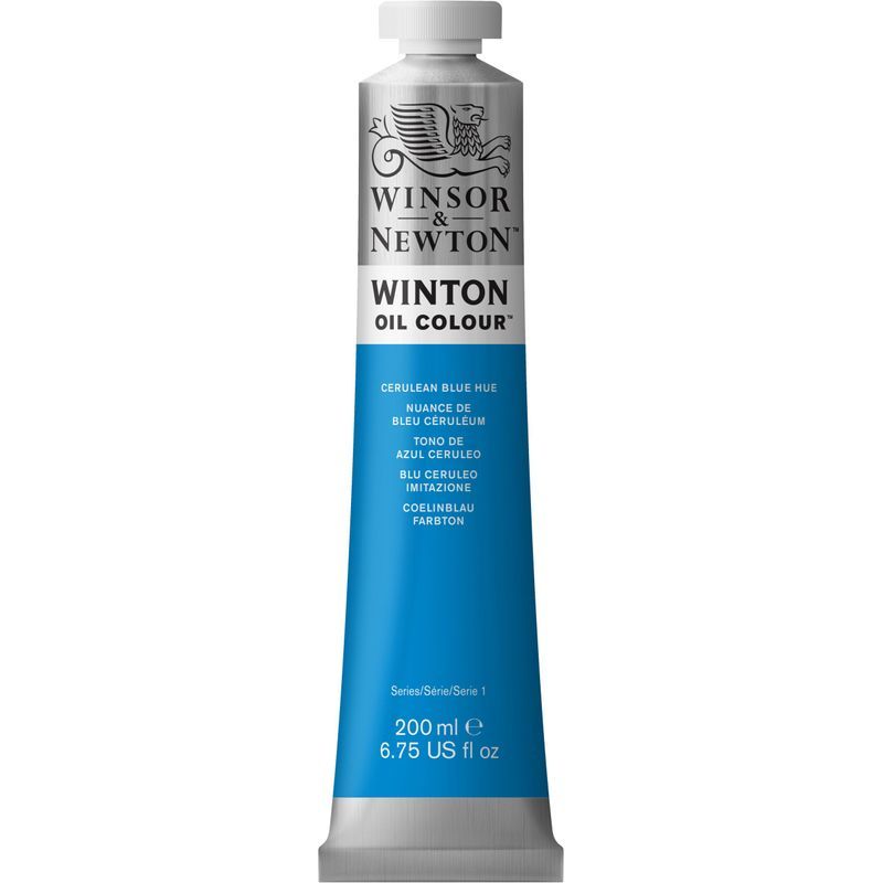 WN Winton 200ml 138 (10) Cerulean blue hue, 200ml öljyväri