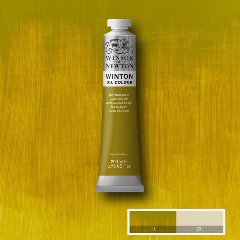 WN Winton 200ml 280 Azo Yellow Green, öljyväri
