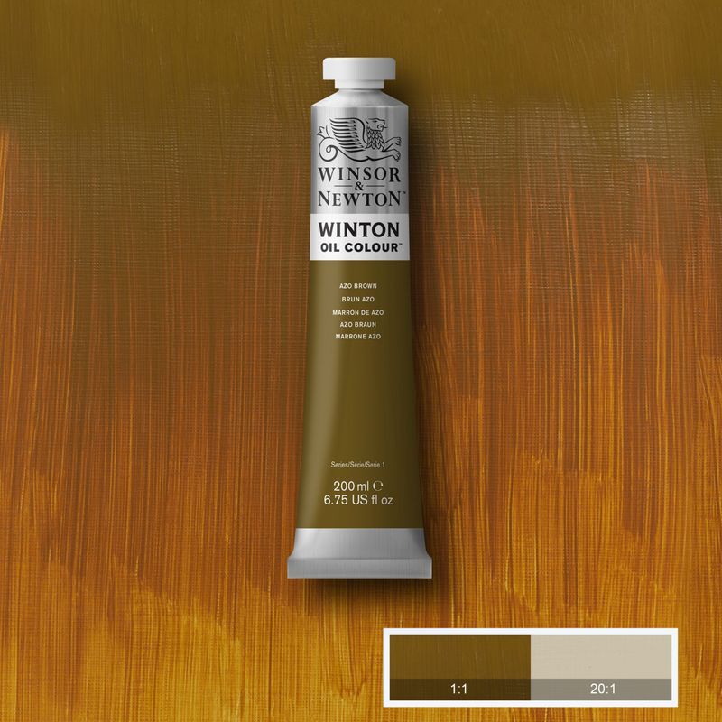 WN Winton 200ml 389 Azo Brown, öljyväri