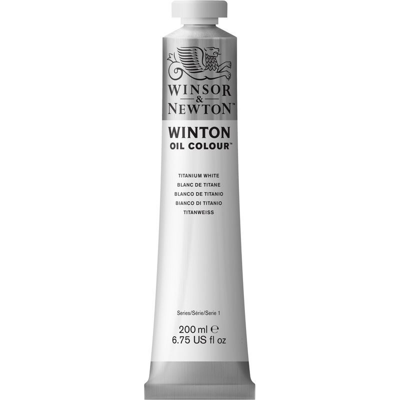WN Winton 200ml 644 (40) Titanium white, 200ml öljyväri