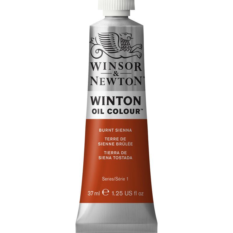 WN Winton 37ml 074 (02) Burnt sienna x, öljyväri FIWI10