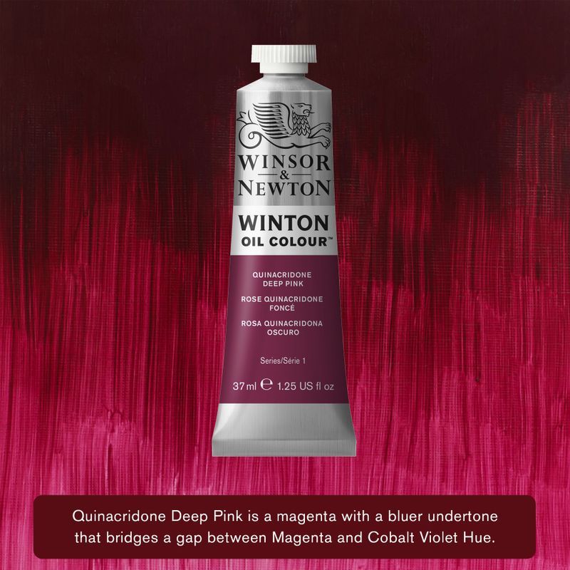 WN Winton 37ml 250 Quinacridone Deep Pink, öljyväri