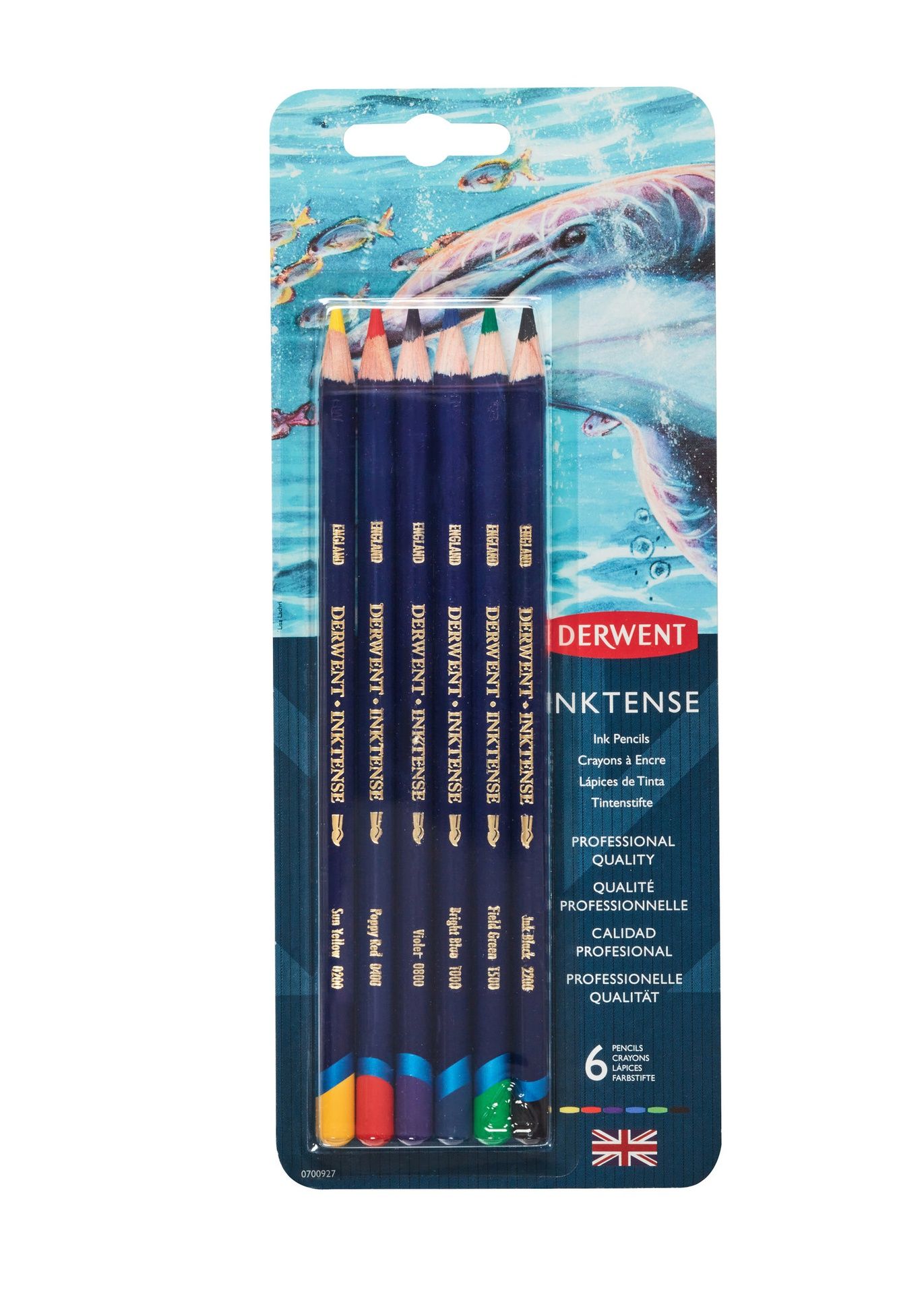 Derwent Inktense 6 kynää blister