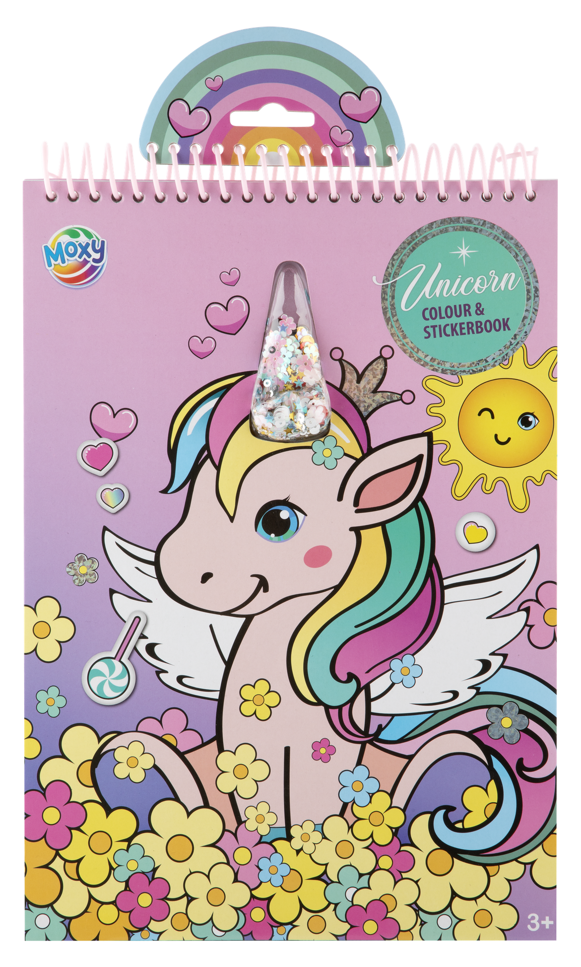 Värityskirja A4 16 sivua tarroilla Unicorn