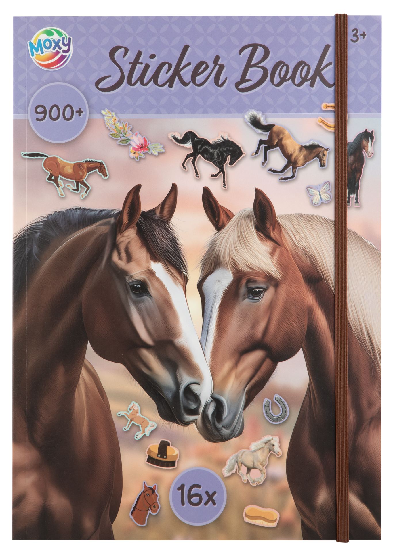 HORSE Sticker Book A4, 16 sheets, 900+ stickers