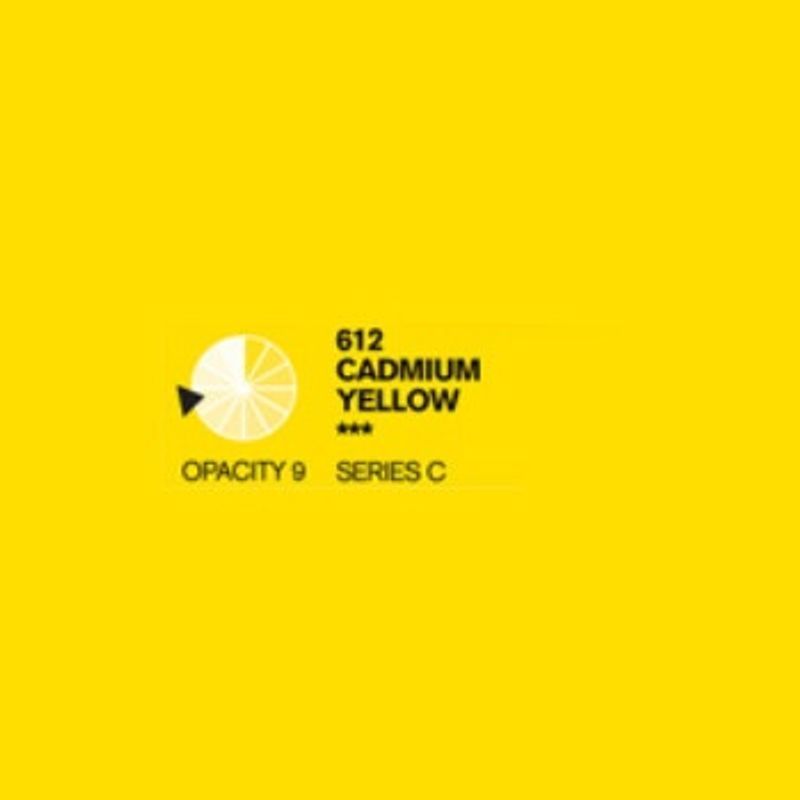 PA. DR Cryla acrylic 75ml 612 Cadmium yellow (C), taiteilija-akryyliväri