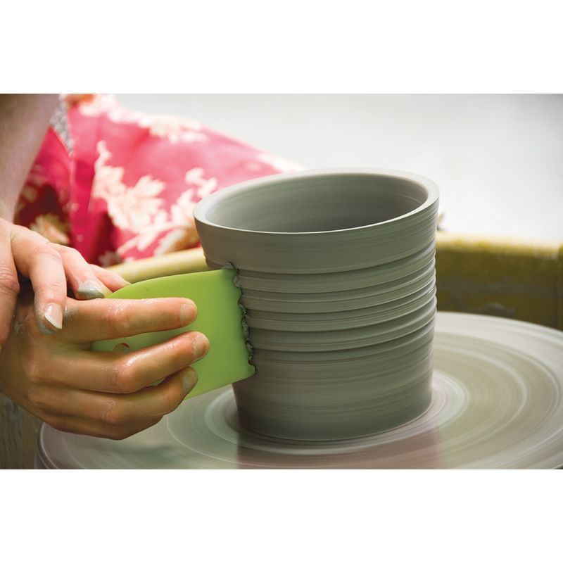 Princeton Wedge kuviointikampa No 6 Valkoinen, silikonia