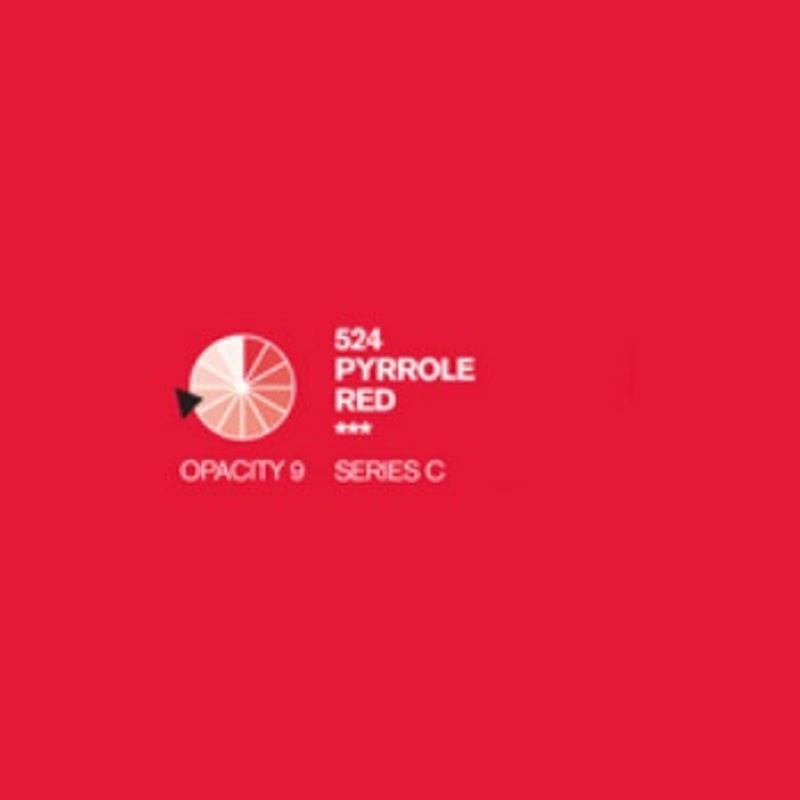 PA. DR Cryla acrylic 75ml 524 Pyrrole red (C), taiteilija-akryyliväri