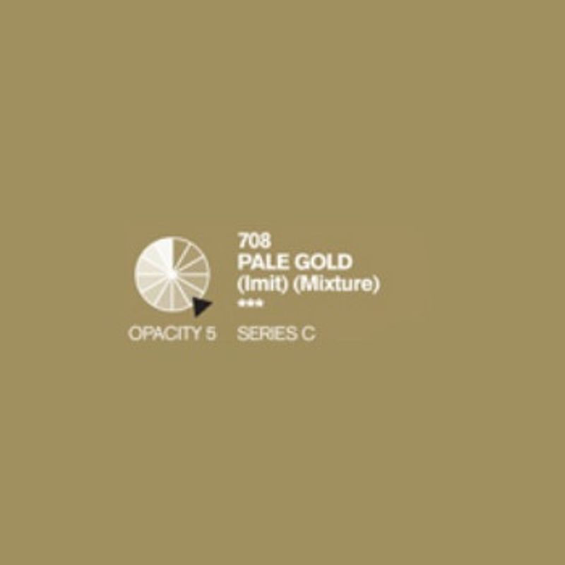 PA. DR Cryla acrylic 75ml 708 Pale gold (hue) (C), taiteilija-akryyliväri
