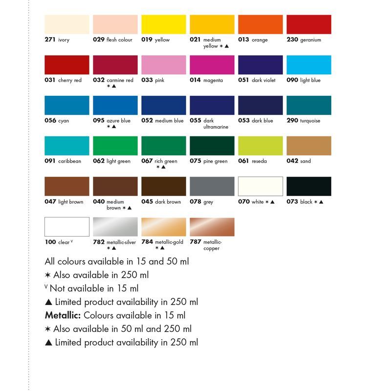 Marabu Askarteluväri glossy 50ml 052 Medium blue