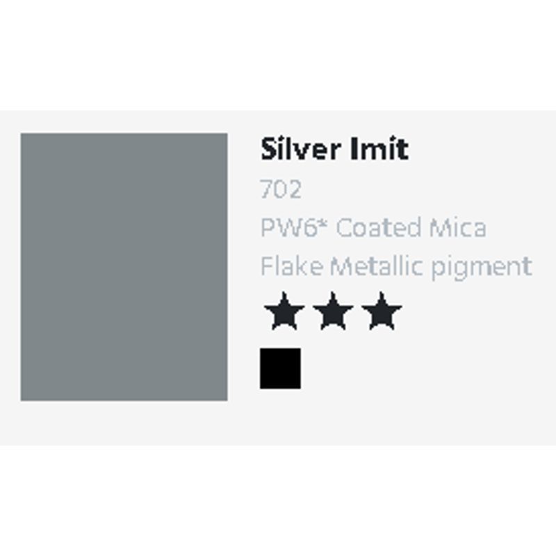 T DR Aquafine Gouache 702 15ml Silver (Imit)