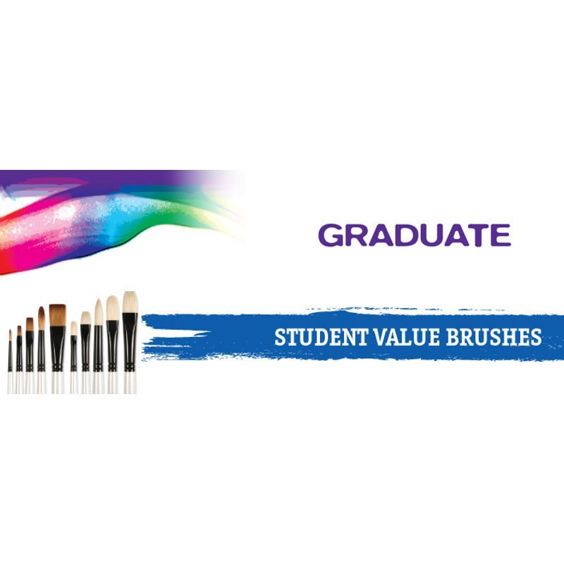 DR Graduate 6 keinokuitusivellin pyöreä, lyhyt varsi