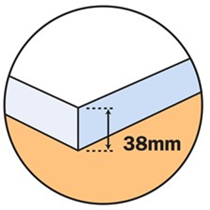 PINKO DEEPEDGE 100x100cm Maalauspohja 38mm, 100% puuvilla 300g (36)