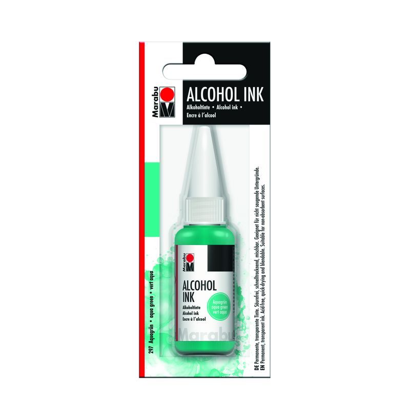 Marabu Alcohol ink 20 ml 297 aqua green, vedenvihreä