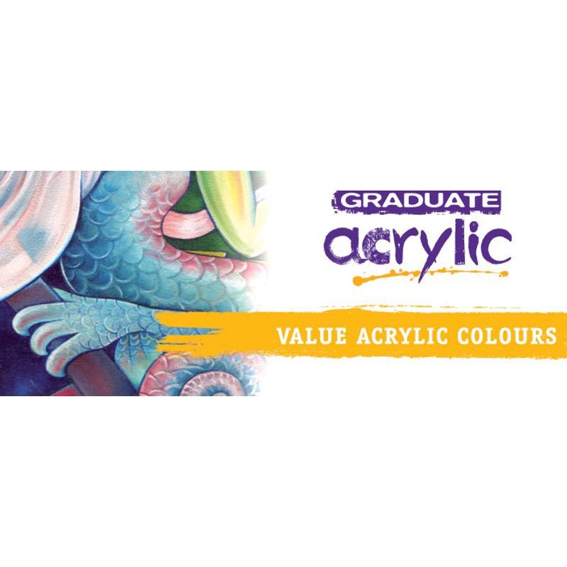 DR Graduate acrylic 500ml 130 Coeruleum hue, 500ml akryyliväri