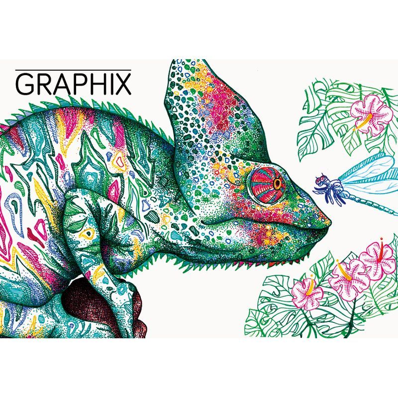 Marabu Graphix Aqua Pen 6 Metropolitan, kaksipäinen akvarellitussi, sivellin ja fineliner