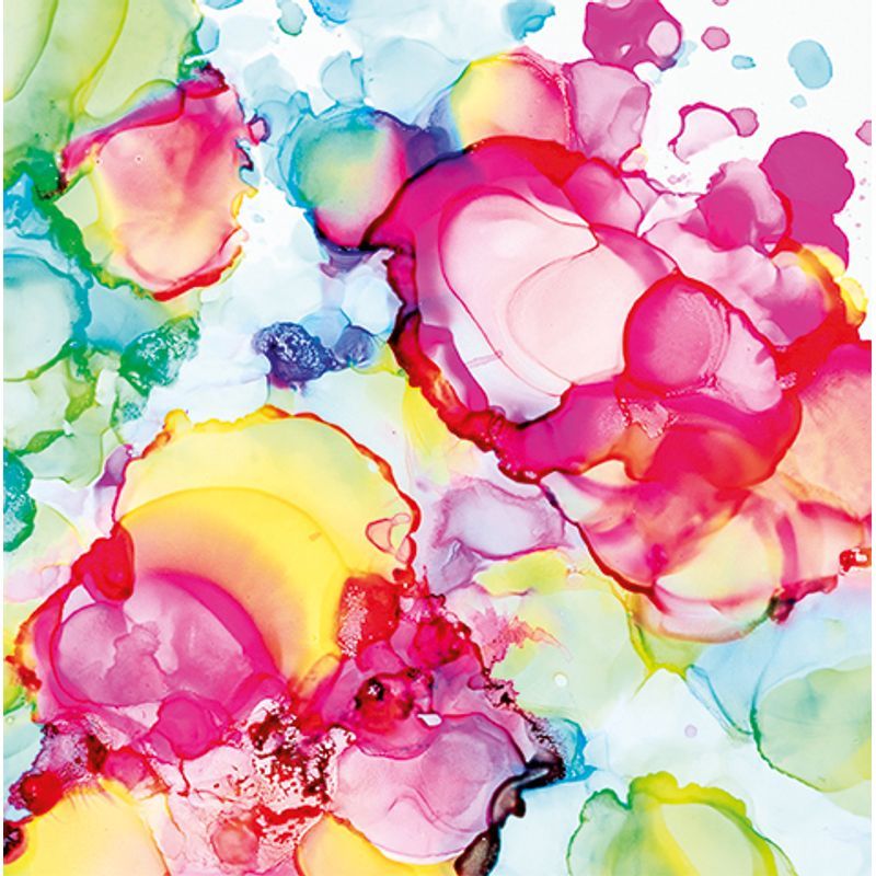 Marabu Alcohol Ink Set Underwater 3x20ml+tussi, värit 057, 081 + diamond 510, tussi 5 muovipap.ark