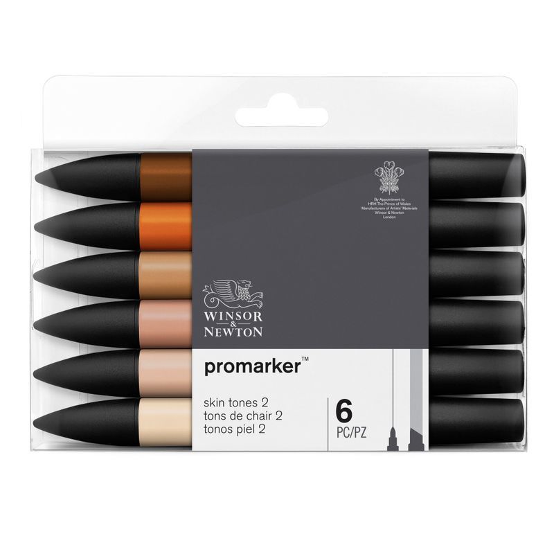WN Promarker Skin tones 6-lajitelma set 2