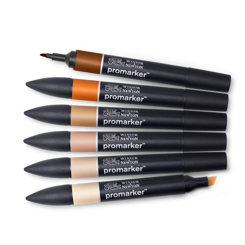 WN Promarker Skin tones 6-lajitelma set 2