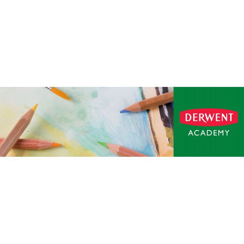Derwent Academy Watercolour 12, vesiliukoinen värikynälajitelma