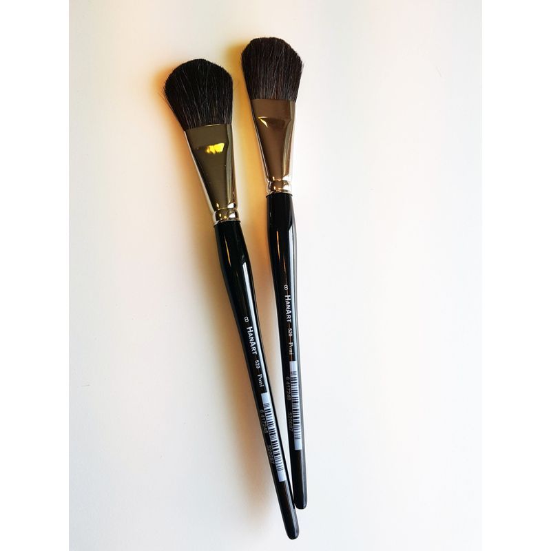 HanArt 520-08 poninkarvasivellin laveeraus L38xP40, lyhyt varsi