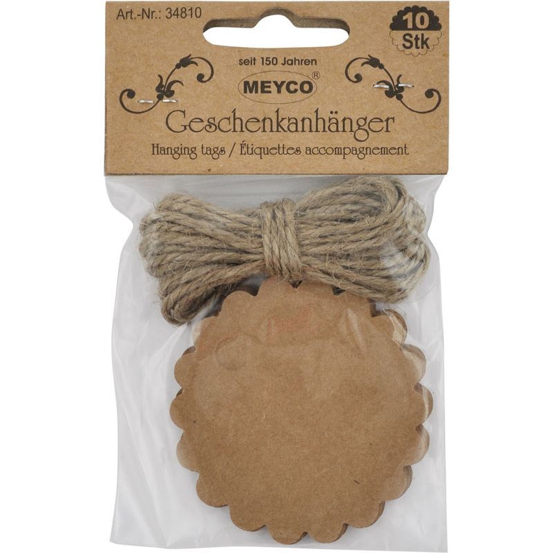 P. MEYCO Pakettikortit pipari 57mm 10kpl voimapap