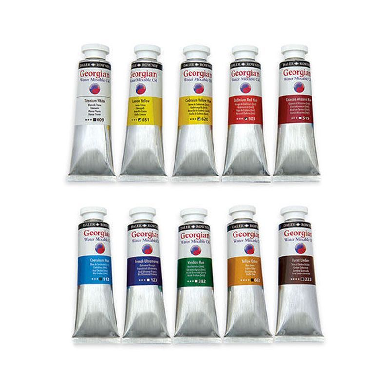 DR Georgian WAMO 37ml 347 Permanent green light, vesiliukoinen öljyväri