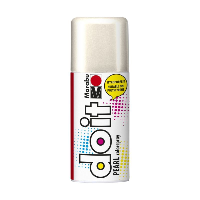 P. Marabu do-it-spray pearl 150ml 270 White, Helmiäisvalkoinen