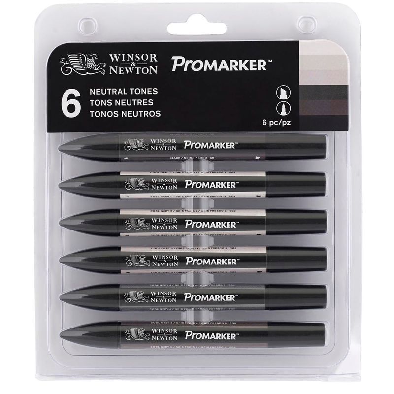 WN Promarker Neutral tones 6-lajitelma